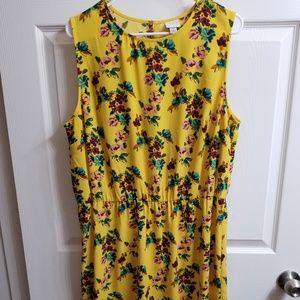 a.new.day mustard yellow sleeveless dress Sz XXL